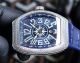 Swiss Replica Franck Muller V45 Master of Complications Blue Dial Diamond Case Leather Watch  (2)_th.jpg